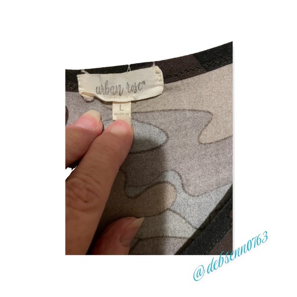 Urban Rose Camo short Sleeve Maxi Dress - Picture 3 of 3